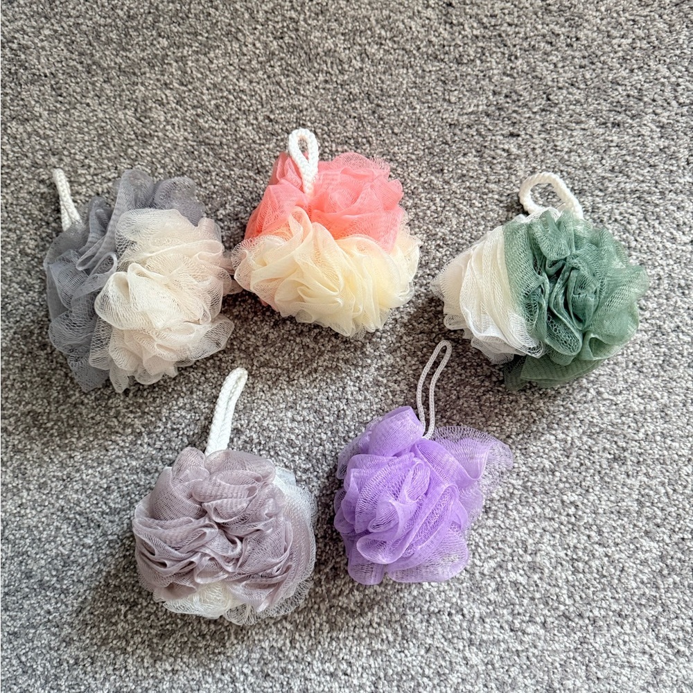 Amazon Multicolor Bath Loofah bundle